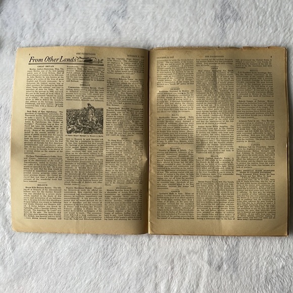 𝅺vintage 100 Year Old Newspaper “The Pathfinder” Newspaper Oct 6, 1923 - Picture 5 of 10
